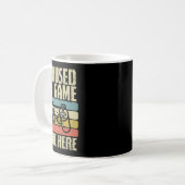 ここに来るためにゲームを一時停止しました ビデオゲームコントローラー ボ コーヒーマグカップ (正面左)