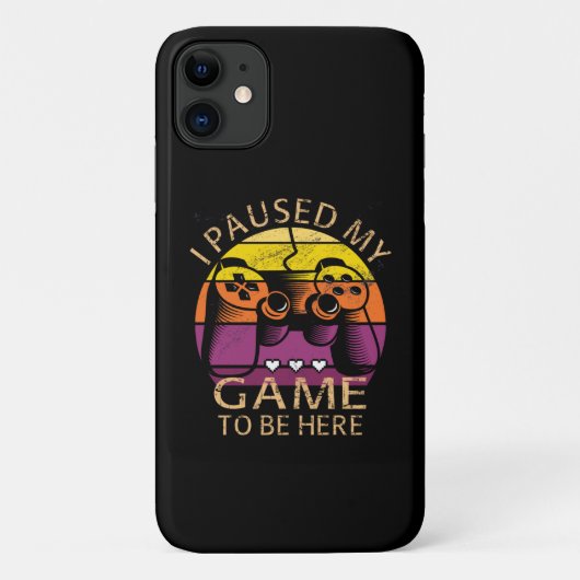 ここに来るためにゲームを一時停止しました Case-Mate iPhoneケース (裏面)