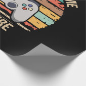 ここに来るためにゲームを中断しました ラッピングペーパー (角)