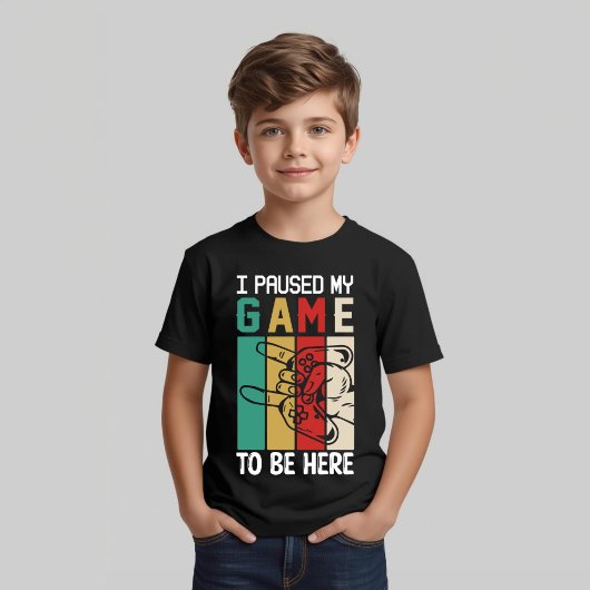 ここに来るためにゲームを中断しました Tシャツ