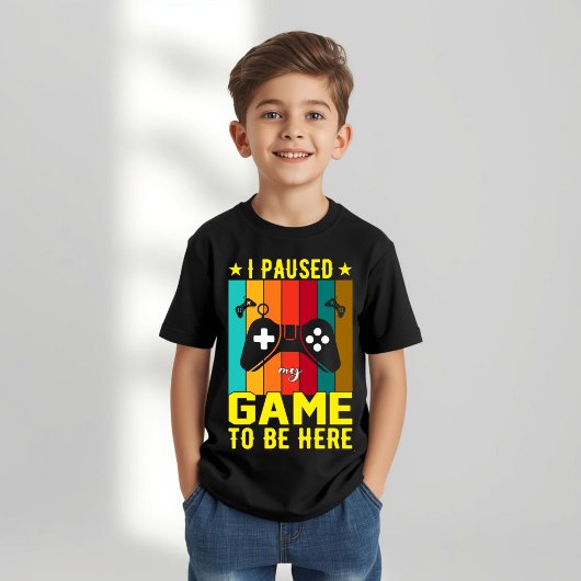 ここに来るためにゲームを中断しました Tシャツ