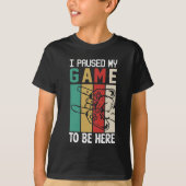 ここに来るためにゲームを中断しました Tシャツ (正面)