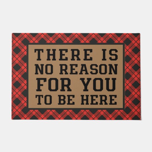 ここに来る理由は無い ドアマット (正面)