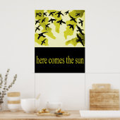 ここに来太陽のポスター ポスター (キッチン)