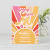 ここに楽しいボーホーサンシャインバーサデーパーティーがやってくる 招待状 (スタンド正面)