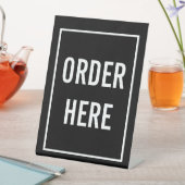 ここに注文 台座サイン (インサイチュ)