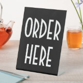 ここに注文 台座サイン (インサイチュ)