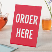 ここに注文 台座サイン (インサイチュ)