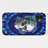 ここに海軍ミントのトリップ(幻覚体験)のようななばら色のスカルいません Case-Mate iPhoneケース (裏面(横))