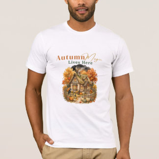 ここに生きる秋の魔法 Tシャツ