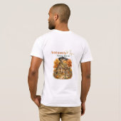 ここに生きる秋の魔法 Tシャツ (裏面フル)
