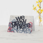 ここに生まれた カード (黄色い花)