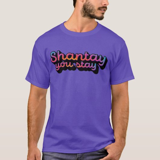 ここに留まるがよい Tシャツ (正面)