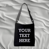 ここに白黒カスタム描画の独自の文字を追加 クロスボディバッグ