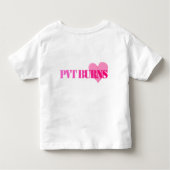 ここに私のお父さんを拾うため! トドラーTシャツ (裏面)