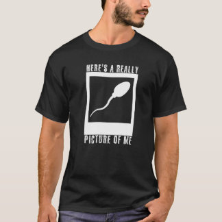 ここに私のかわいい精子の本当に古い写真は古い Tシャツ