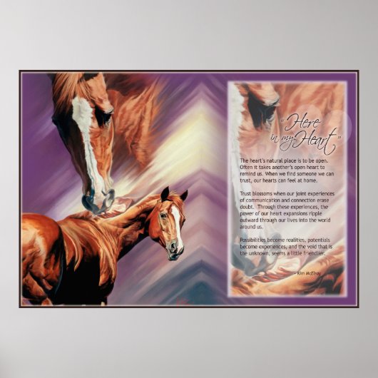 ここに私のハートE – インスピレーション ポスター (正面)