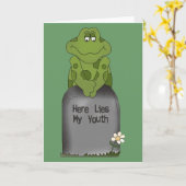 ここに私の青年はあります カード (黄色い花)