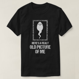 ここに私の面白いシャツのリアルな古い写真がある Tシャツ