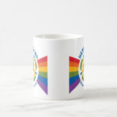 "ここに私は"マグを立てます コーヒーマグカップ (中央)