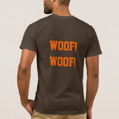 ここに私達はブラウニーここの行きます私達によってが行く! … WOOF! WOOF! Tシャツ (裏面)