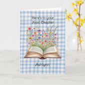 ここに移遠くに動する友人は次の章へ カード (黄色い花)