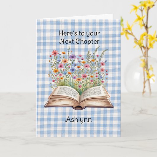 ここに移遠くに動する友人は次の章へ カード (黄色い花)