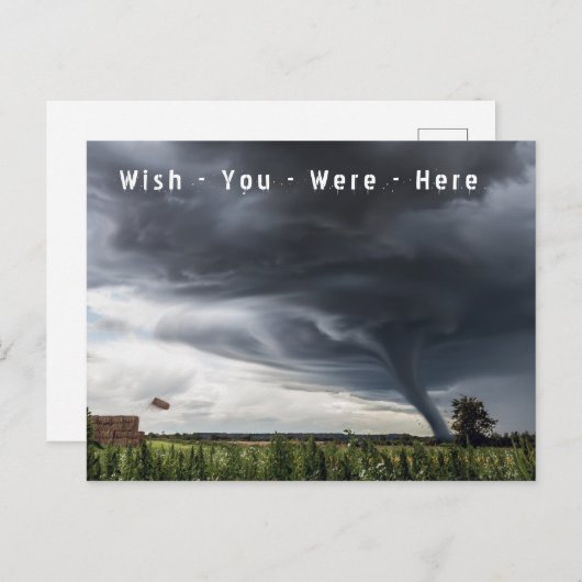ここに竜巻の休日のはがきがあれば シーズンポストカード (正面/裏面)