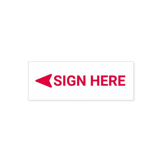 ここに署名ビジネス契約の署名 セルフインキングスタンプ (デザイン)