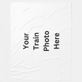 ここに自分の写真を追加 フリースブランケット