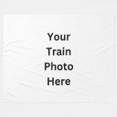 ここに自分の写真を追加 フリースブランケット (正面(横))