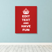 ここに自分の文字を追加！ キャンバスプリント (インサイチュ (ウッドフロア))