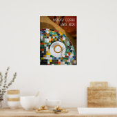 ここに良いコーヒーがあります - コーヒーの写真 ポスター (キッチン)