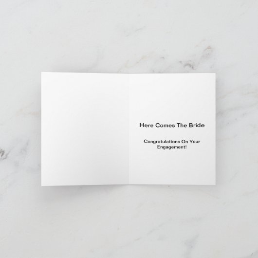 ここに花嫁を来ます カード (内部)