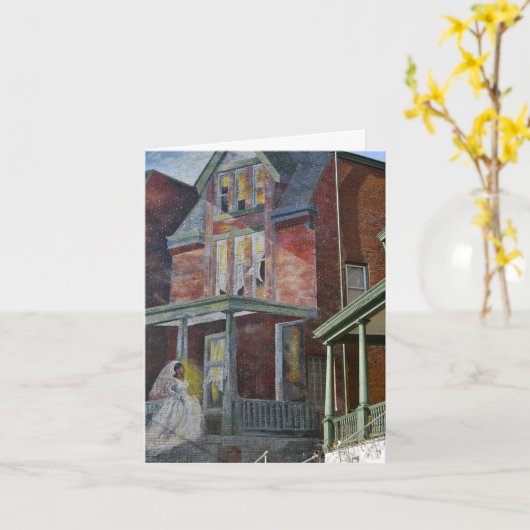 ここに花嫁を来ます カード (黄色い花)