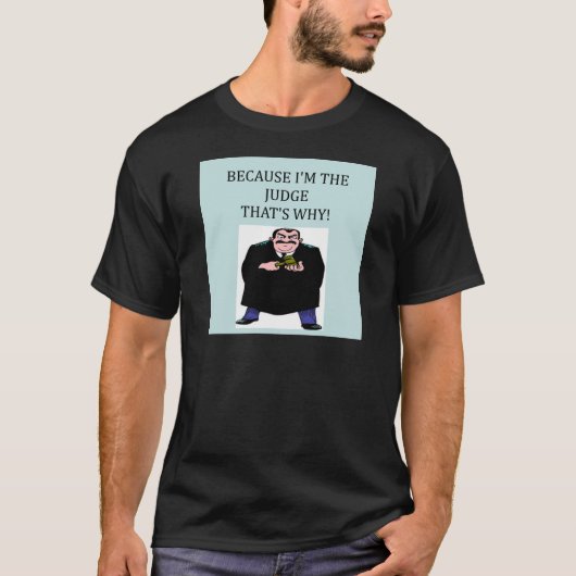 ここに裁判官を来ます Tシャツ (正面)