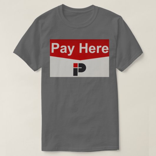 ここに言葉の世界を払う Tシャツ (デザイン正面)