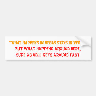 ここに起こる何がバンパーステッカー バンパーステッカー