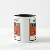 ここに食べ、ガスを得て下さい マグカップ (中央)