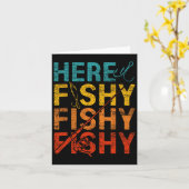 ここに魚がいます魚がいます魚がいます  カード (黄色い花)