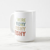 ここに魚がいます マグカップ (正面左)