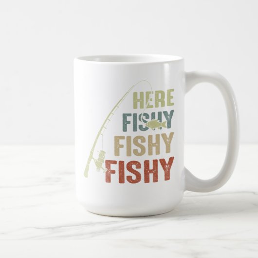 ここに魚がいます マグカップ (右)