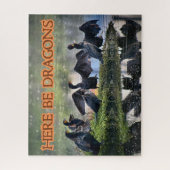 ここに龍の鵜の側面が向いている ジグソーパズル (縦)