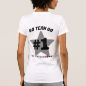 ここに4スネックススポーティチームジャージーTシャツ Tシャツ (裏面)