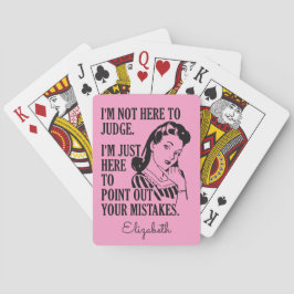 "ここに"名前をカスタムする及び色のカード・デッキを判断するため トランプ