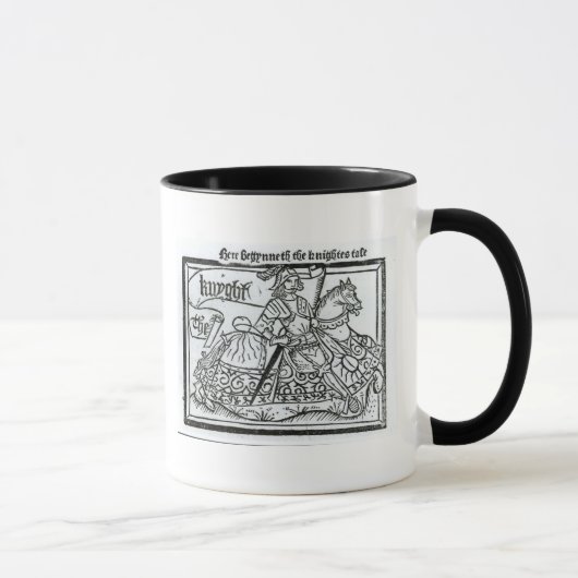 「ここにBegynneth Knightes Tale マグカップ (右)