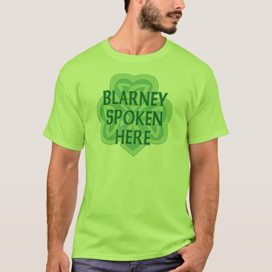 ここにBlarneyによって話されるTシャツ Tシャツ (正面)