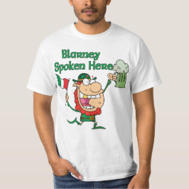 ここにBlarneyによって話されるTシャツ Tシャツ