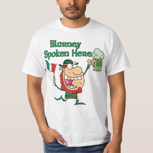 ここにBlarneyによって話されるTシャツ Tシャツ (正面)