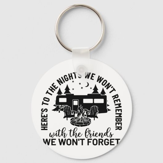 ここにFrで覚えていない夜がある キーホルダー (正面)